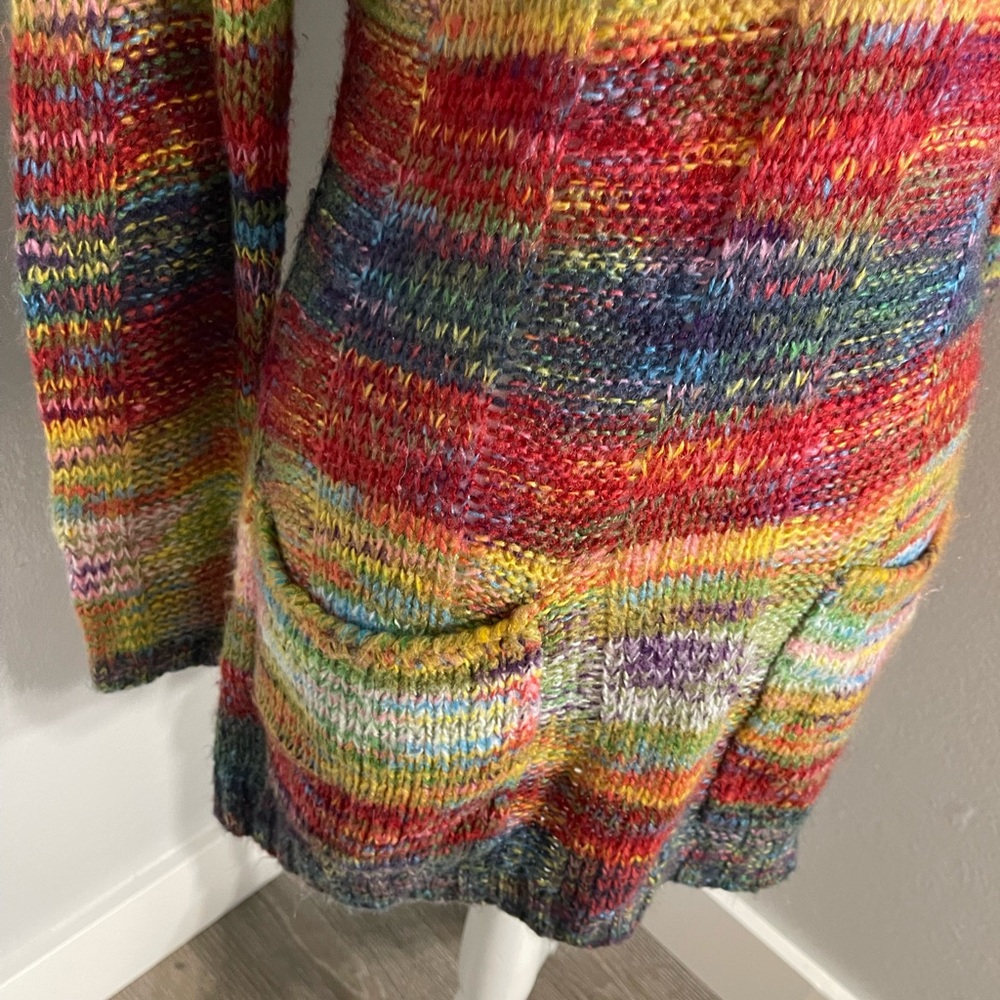 RUE21 Multicolor Knit Sweater With Pockets Size XL - Picture 4 of 5